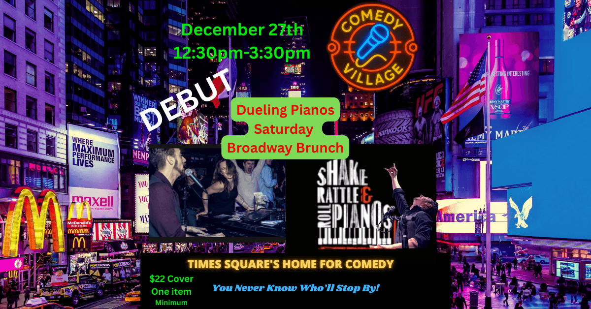 Comedy Village's Dueling Pianos Show Marks 15th Sold-Out Year as Interactive NYC Entertainment Staple