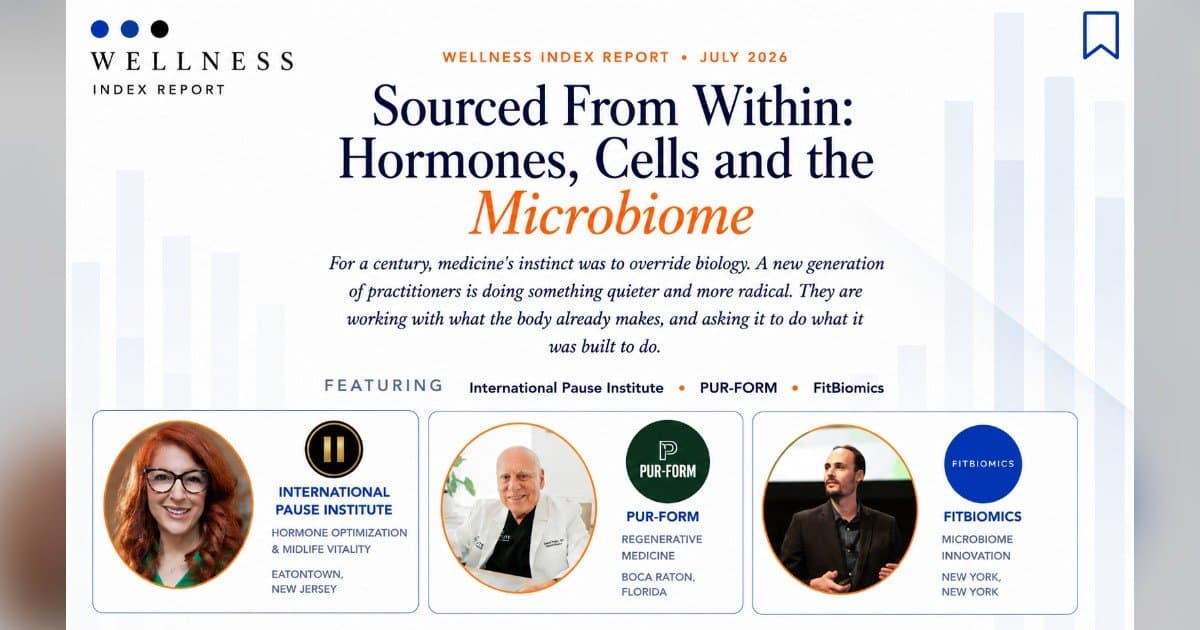 July Wellness Index Report Highlights Shift from Intervention to Biological Cooperation in Longevity