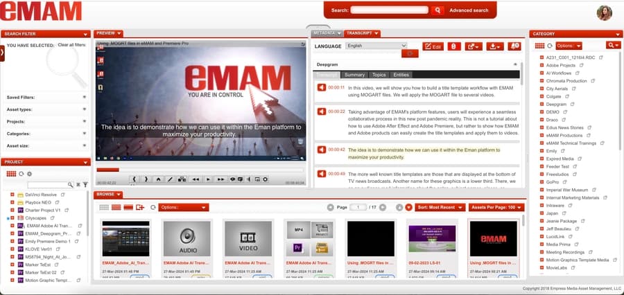 EMAM Partners with Deepgram to Integrate Advanced Speech-to-Text and Audio Intelligence
