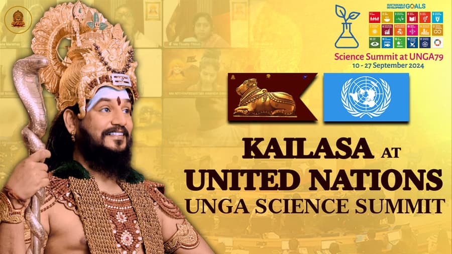 KAILASA's Nithyananda Hindu University Presents Holistic Mental Health Research at UN Science Summit