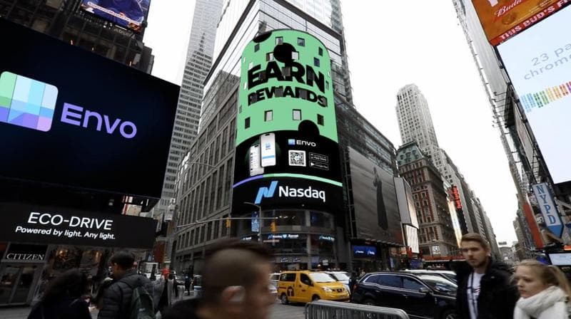 Envo's Nasdaq Times Square Debut Signals Web3 Social Platform's Growing Influence