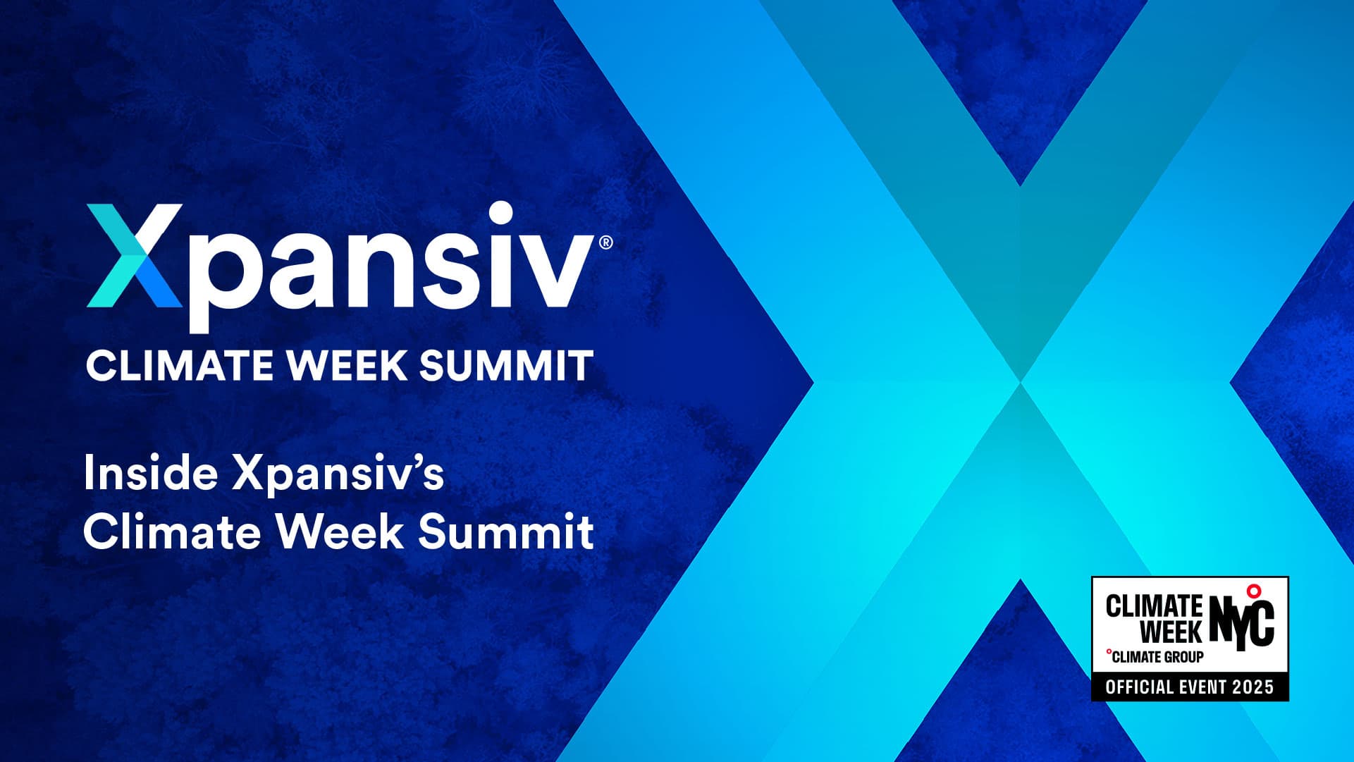 Xpansiv Climate Week Summit Returns to Address Urgent Climate Solutions Amid Data Center Growth and Clean Energy Investment