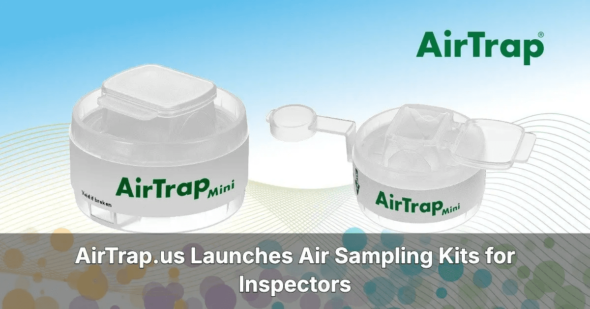 AirTrap Cassette Modernizes Spore Trap Design for Indoor Air Quality Professionals