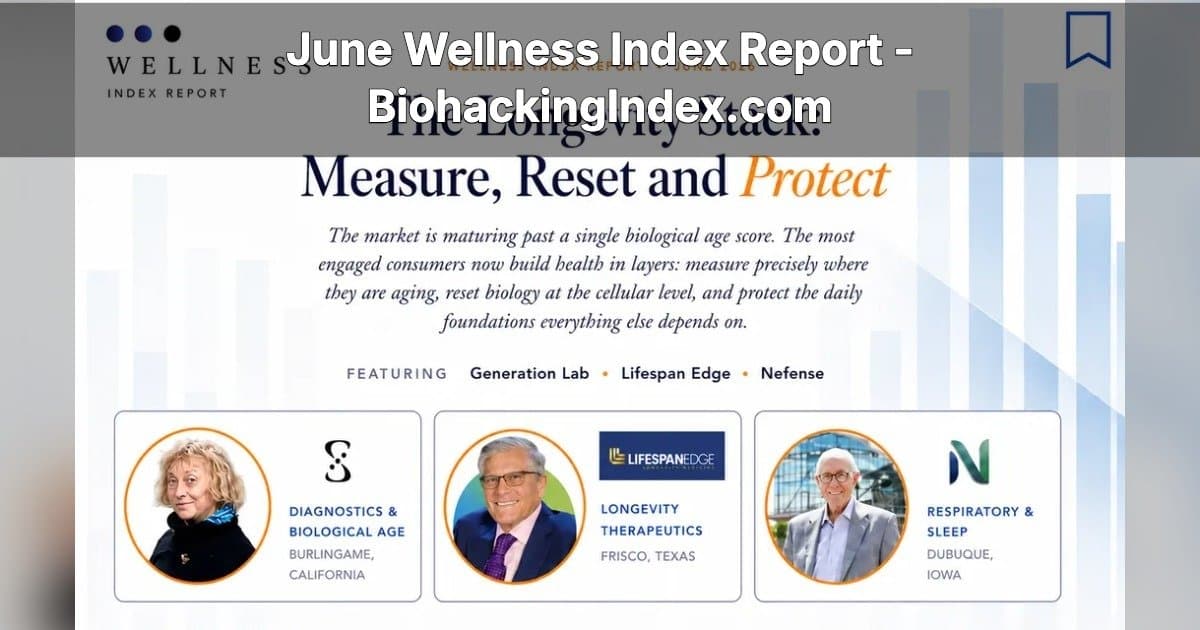 Wellness Index Report Reveals Shift from Longevity to Quality of Life