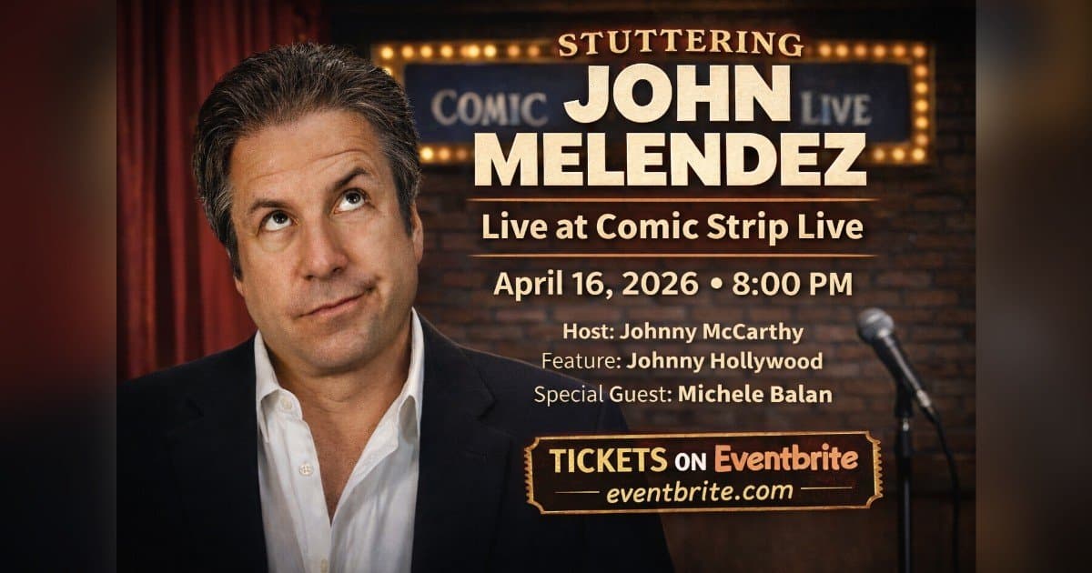 Stuttering John Melendez Returns to Historic NYC Comedy Venue Amid Career Resurgence