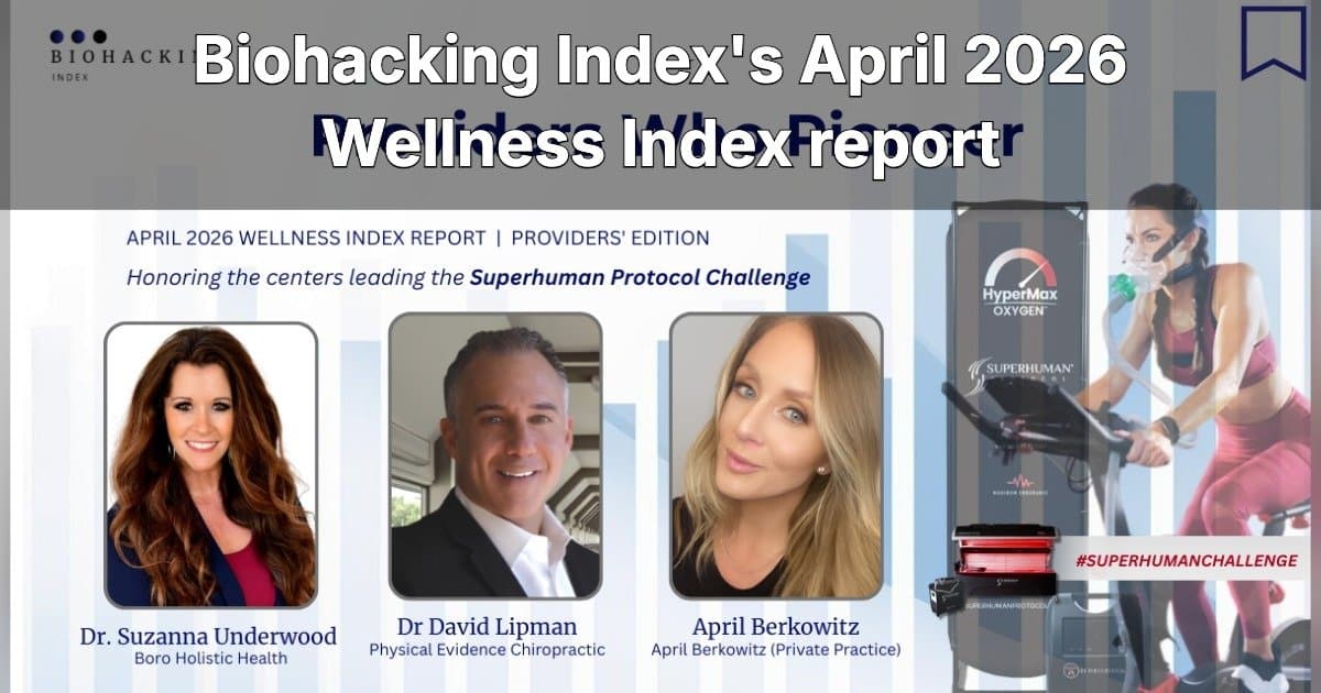 Wellness Index Report Identifies Shift from Quick Fixes to Cellular Health Optimization